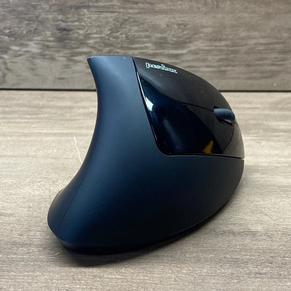 Perixx PERIMICE-605 Wireless Vertical Ergonomic Mouse Black PERIDUO-605 MK586G